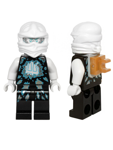 LEGO Minifigure-Zane - Airjitzu with Neck Bracket (70730)-Ninjago-NJO179-Creative Brick Builders